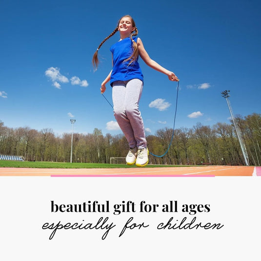 Tuuli Accessories – Jump Rope with Wooden Handles and Cotton Rope, Skipping Rope for All Ages, Exercise Tool for Fitness, 230 centimeters - happygetfit.com