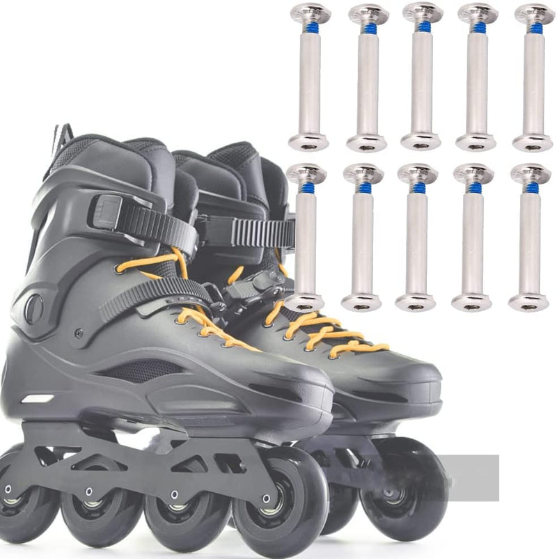 Load image into Gallery viewer, Tyenaza Schaatsen Schroeven - 10 stks Inline Skate Vervanging Schaatsen Schroeven Wielassen Reparatie Tool 31mm of 36mm Fittings Skates Wielassen Hardware - happygetfit.com
