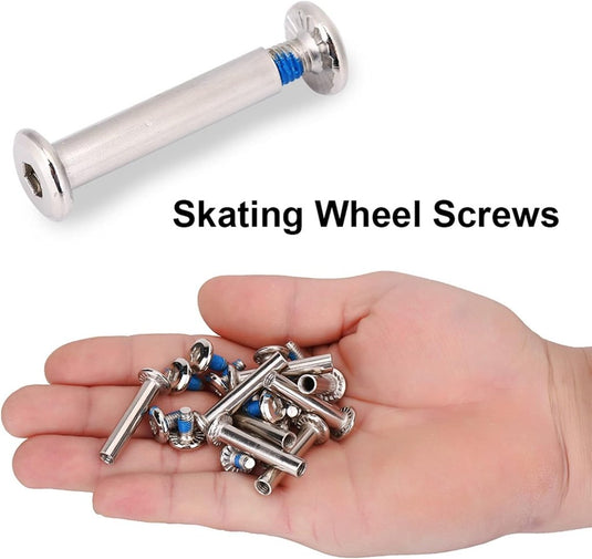 Tyenaza Schaatsen Schroeven - 10 stks Inline Skate Vervanging Schaatsen Schroeven Wielassen Reparatie Tool 31mm of 36mm Fittings Skates Wielassen Hardware - happygetfit.com
