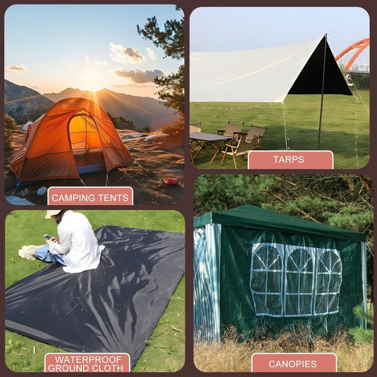 U-vormige grondankers 4 stuks 30 cm van gepoedercoat staal – tuinankers – trampoline haringen - happygetfit.com