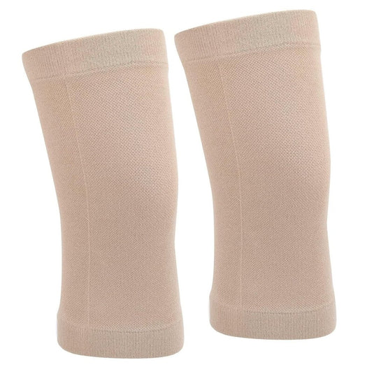 Ultradunne kniebandages 2 stuks van katoen met naadloze pasvorm – knieondersteuning – compressiekousen - happygetfit.com