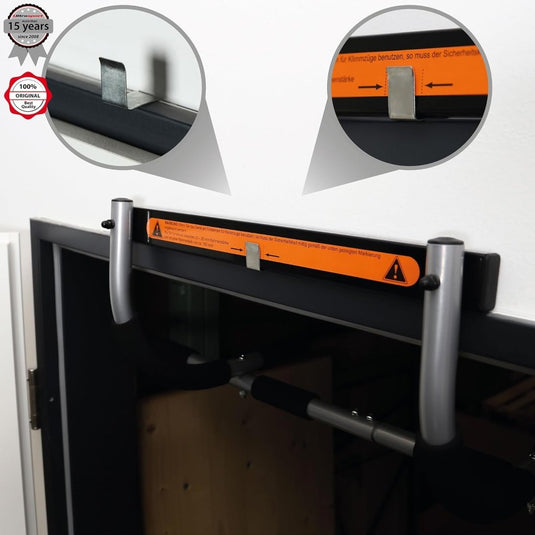 Ultrasport Optrekstang, deurrek, bovenlichaamtrainer, multifunctionele trainer, zonder boren te gebruiken, trainingsapparaat voor thuis en op kantoor, opdrukstang, geschikt voor diverse oefeningen - happygetfit.com