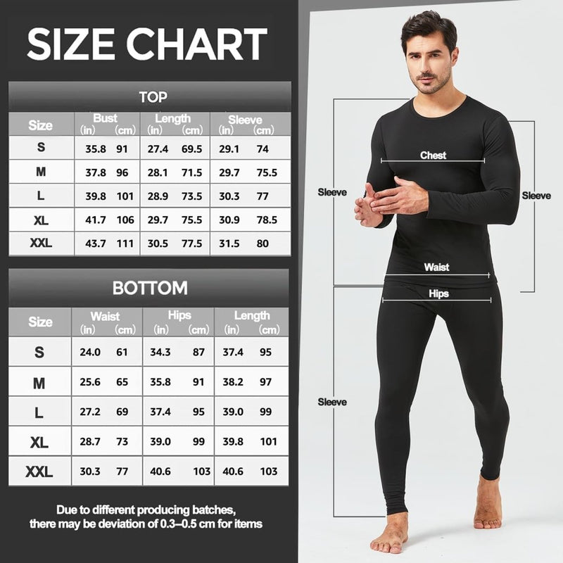Laad afbeelding in Galerijviewer, UNIQUEBELLA Functioneel ondergoed voor heren, ademend, ski-ondergoed voor mannen, winter, thermisch ondergoed voor joggen, fietsen, voetbal, skiën, motorfiets, warm - happygetfit.com
