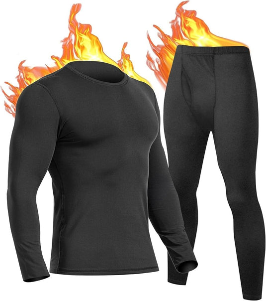 UNIQUEBELLA Functioneel ondergoed voor heren, ademend, ski-ondergoed voor mannen, winter, thermisch ondergoed voor joggen, fietsen, voetbal, skiën, motorfiets, warm - happygetfit.com