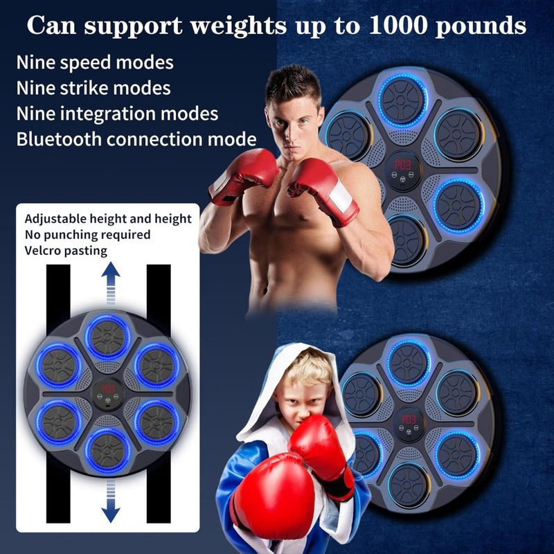 Laad afbeelding in Galerijviewer, 🥊 Upgrade je Workout met deze innovatieve muziekboksmachine! 🎶 - happygetfit.com
