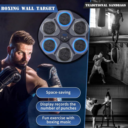 🥊 Upgrade je Workout met deze innovatieve muziekboksmachine! 🎶 - happygetfit.com