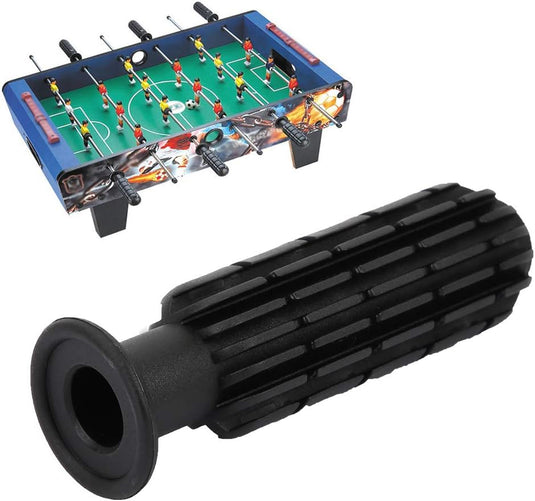 Tafelvoetbaltafel met duurzame kunststof spelers en een apart zwart handvat, dat antislip werkt. Probeer "Verbeter je grip en controle met deze stevige tafelvoetbal handgrepen!.