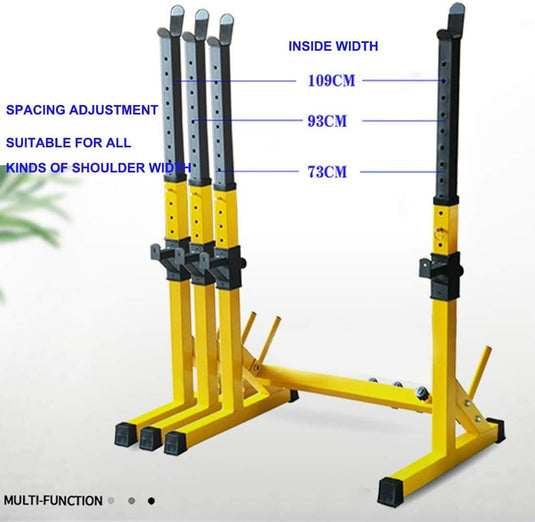 🏋️‍♂️ Verstelbaar squat rack – dé fitness set - up voor thuis krachttrainers 💥 - happygetfit.com