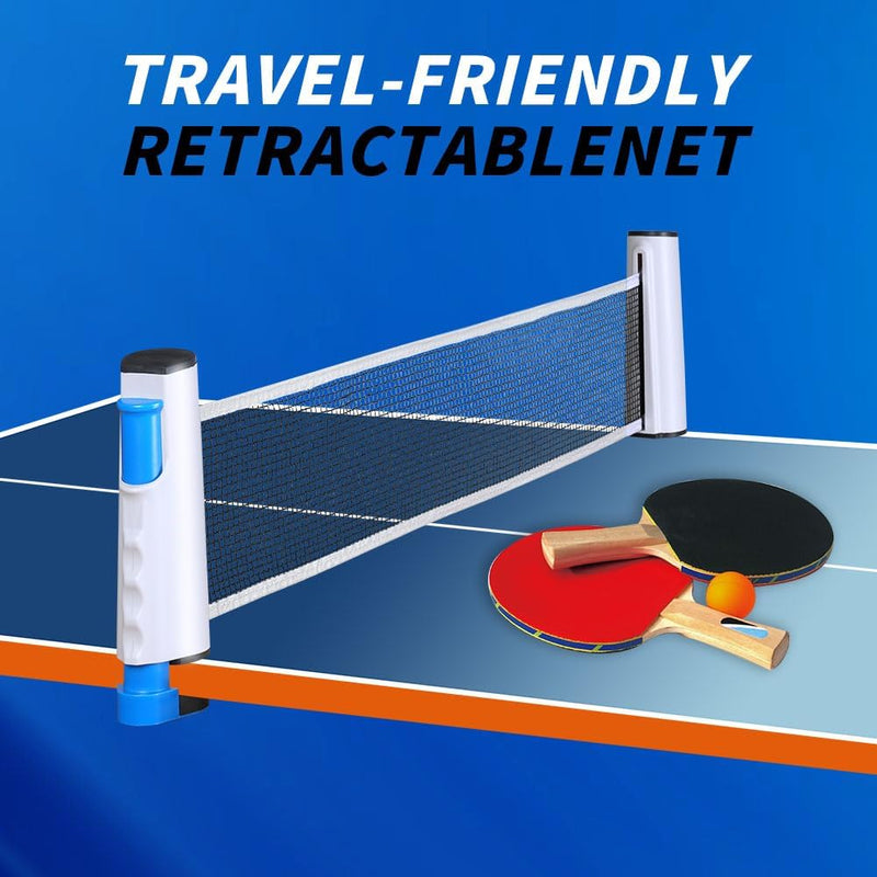 Bild im Galerie-Viewer laden, Verstelbaar tafeltennisnet tot 175 cm van stevig polyester en katoen voor binnen en buiten – pingpongnet – tafeltennisaccessoires - happygetfit.com
