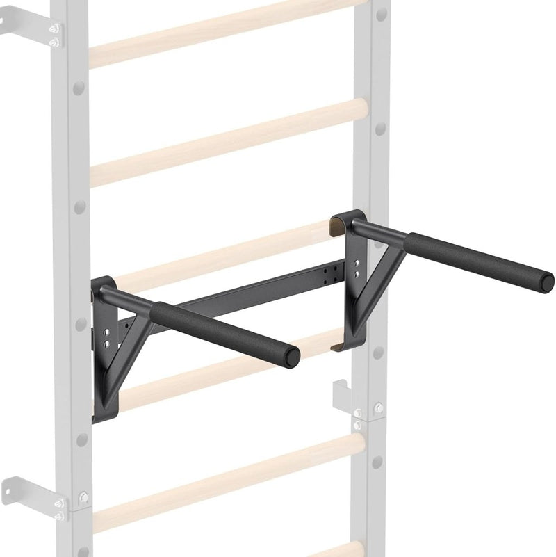 Załaduj obraz do przeglądarki galerii, Verstelbare dip bar bevestiging voor klimrek tot 113 kg – dipstation – krachttraining - happygetfit.com
