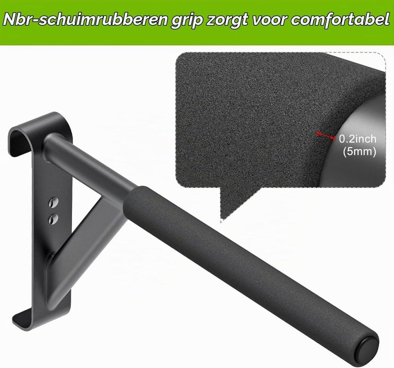 Załaduj obraz do przeglądarki galerii, Verstelbare dip bar bevestiging voor Zweedse ladder tot 150 kg – dipstation – krachttraining - happygetfit.com
