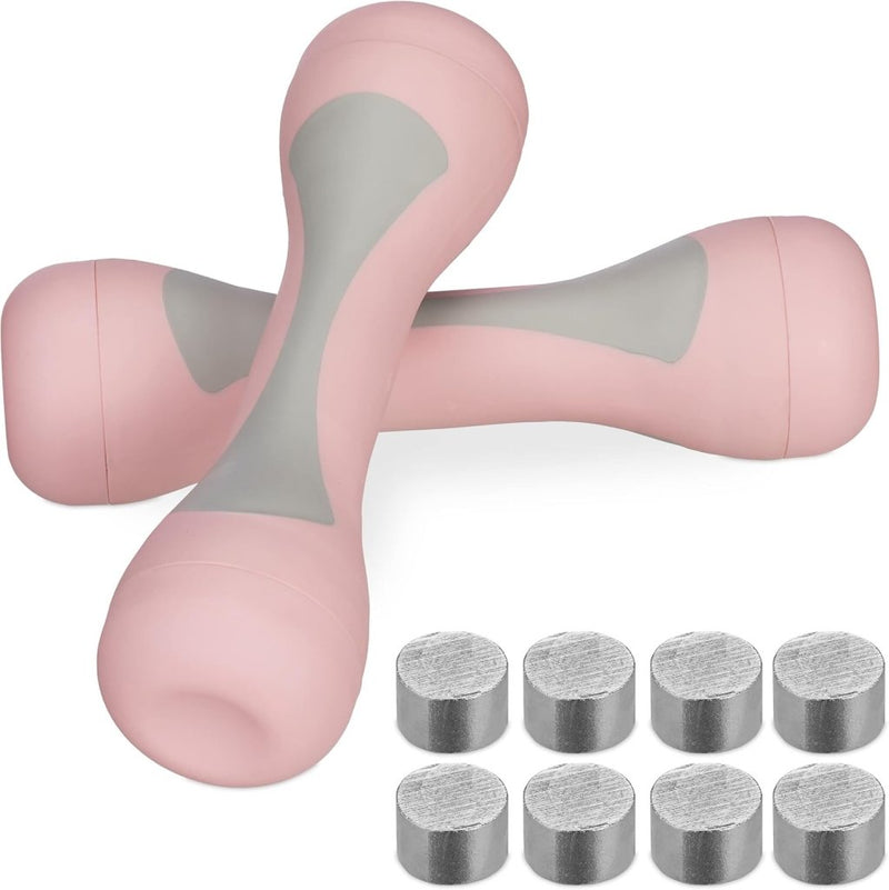 Laad afbeelding in Galerijviewer, Verstelbare dumbbells set van 2 roze - happygetfit.com
