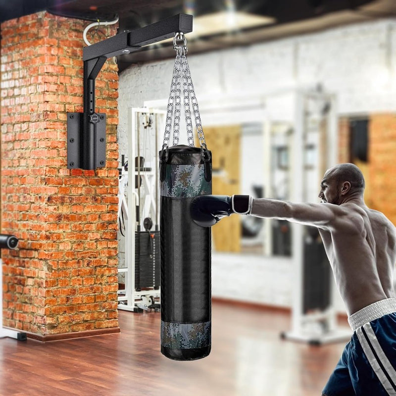 Laad afbeelding in Galerijviewer, Verstelbare en opvouwbare bokszakbeugel voor wandmontage - happygetfit.com
