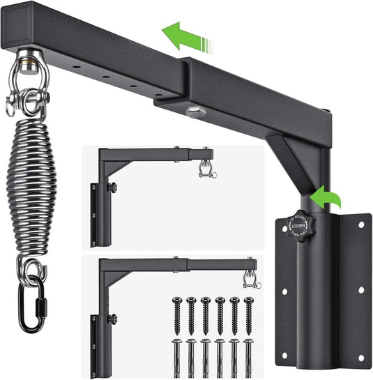 Verstelbare en opvouwbare bokszakbeugel voor wandmontage - happygetfit.com