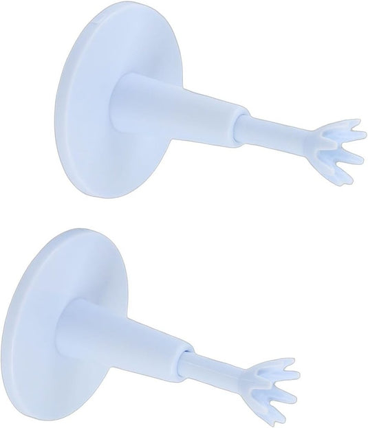 Verstelbare golftees 2 stuks van kunststof met rubberen balhouder 53 tot 73 mm – golfafslag – golftraining - happygetfit.com
