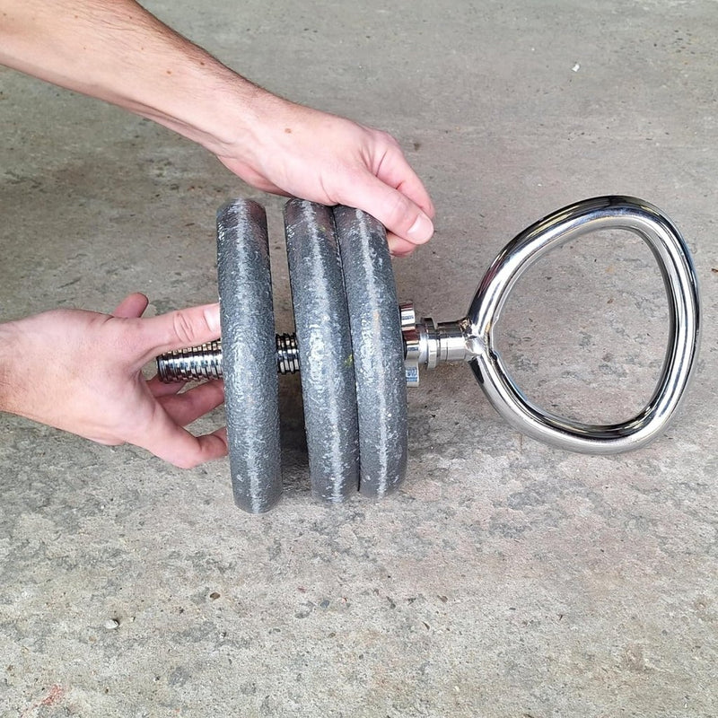 Laad afbeelding in Galerijviewer, Verstelbare kettlebell greep voor 30 mm halterschijven - happygetfit.com
