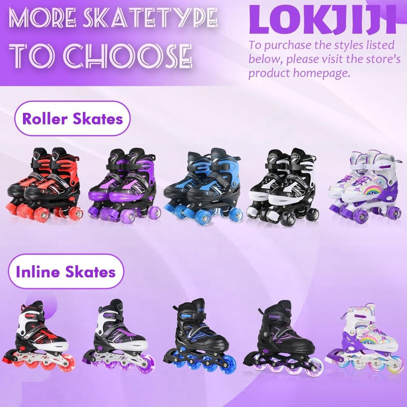 Laad afbeelding in Galerijviewer, Verstelbare Kinderen inline skates voor Meisjes Jongens Beginners, Inline skates voor Kinderen en Tieners met lichtgevende wielen voor binnen en buiten Sport Paars &amp; Blauw - happygetfit.com
