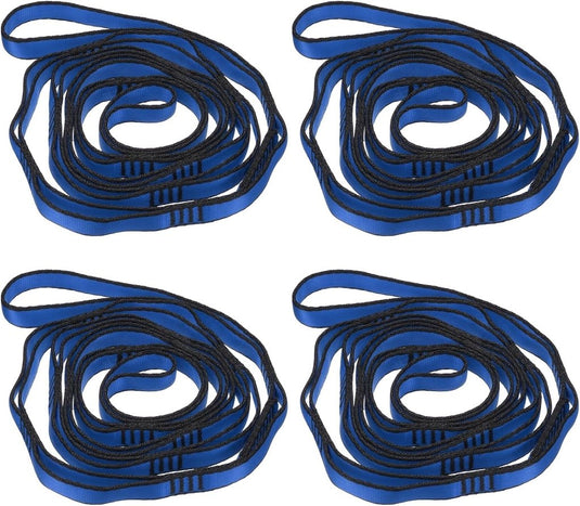 Verstelbare ophangbanden 4 stuks 180 x 2 cm van nylon met 8 lussen – daisy chains – aerial yoga - happygetfit.com