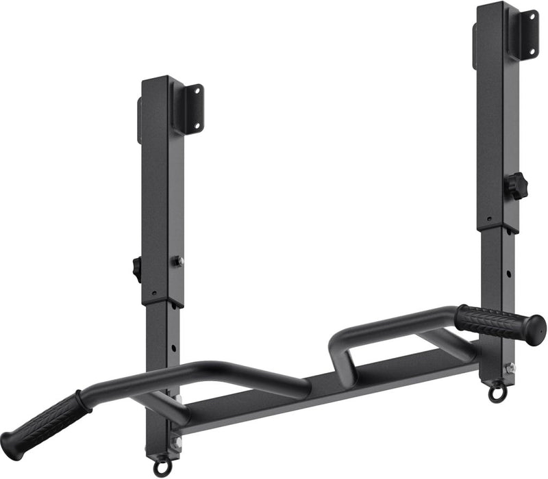 Załaduj obraz do przeglądarki galerii, Verstelbare optrekstang voor plafondmontage met 4 gripposities tot 181 kg – pull-up bar – krachttraining - happygetfit.com
