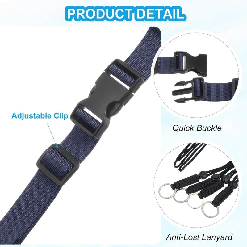Chargez l'image dans la visionneuse de la galerie, Verstelbare rugzak borstband set met snelgesp en veiligheidskoord – borstriem – outdoor accessoires - happygetfit.com
