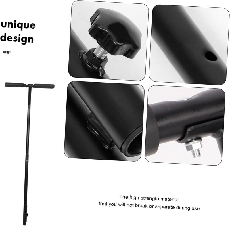 Laad afbeelding in Galerijviewer, Verstelbare trampoline handgreep van roestvrij staal – steunbeugel – mini trampoline accessoires - happygetfit.com
