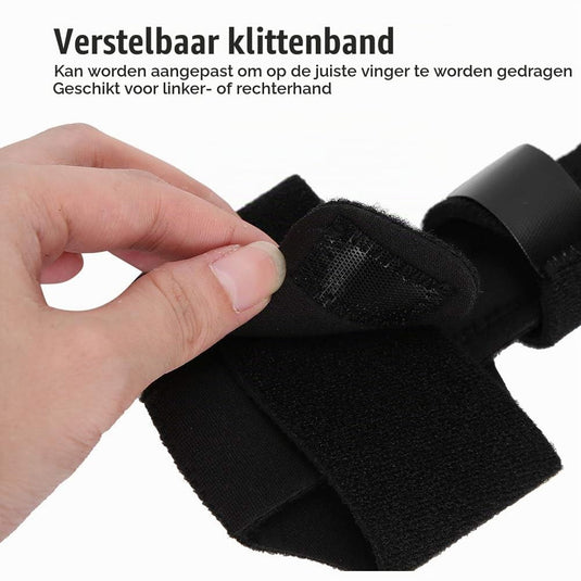 Verstelbare vingerspalken 2 stuks met metalen versteviging en klittenbandsluiting – vingerbrace – vingerondersteuning - happygetfit.com