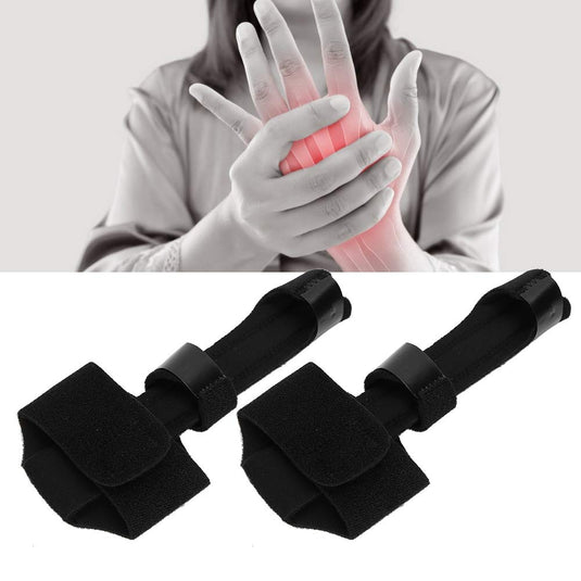 Verstelbare vingerspalken 2 stuks met metalen versteviging en klittenbandsluiting – vingerbrace – vingerondersteuning - happygetfit.com