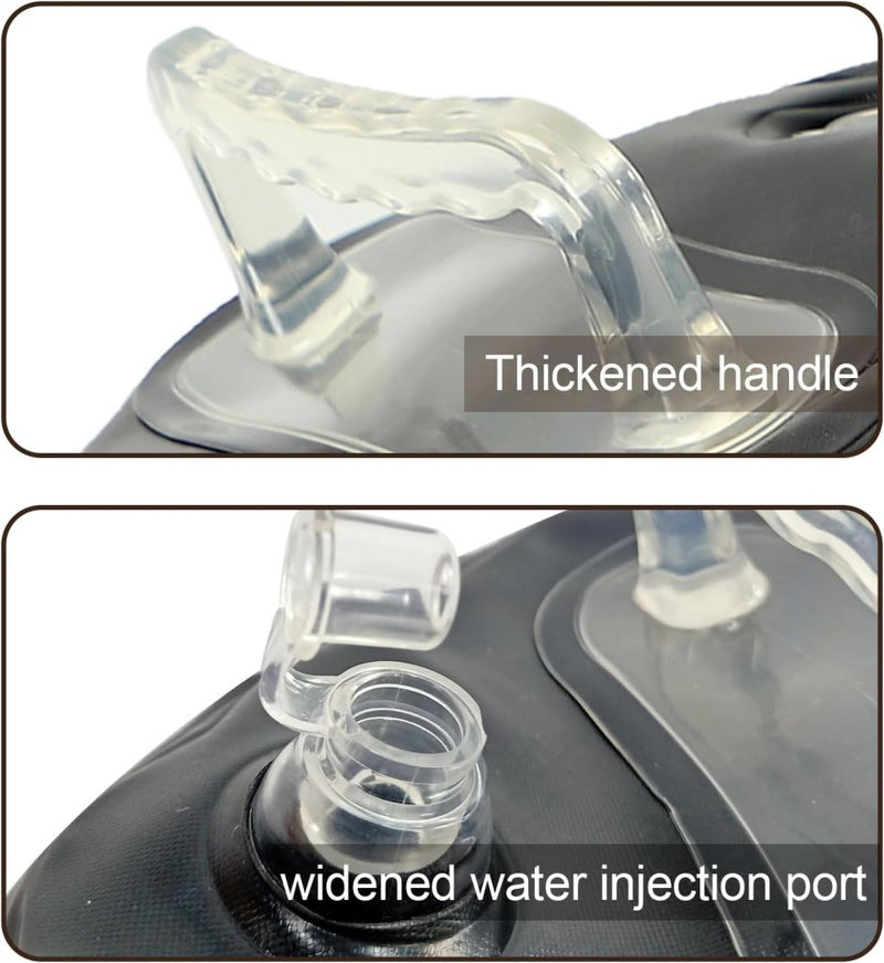 Load image into Gallery viewer, Verstelbare waterhalters set tot 10 kg zwart - happygetfit.com
