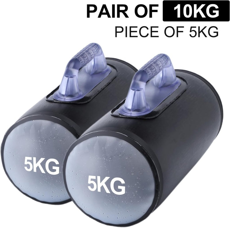 Load image into Gallery viewer, Verstelbare waterhalters set tot 10 kg zwart - happygetfit.com
