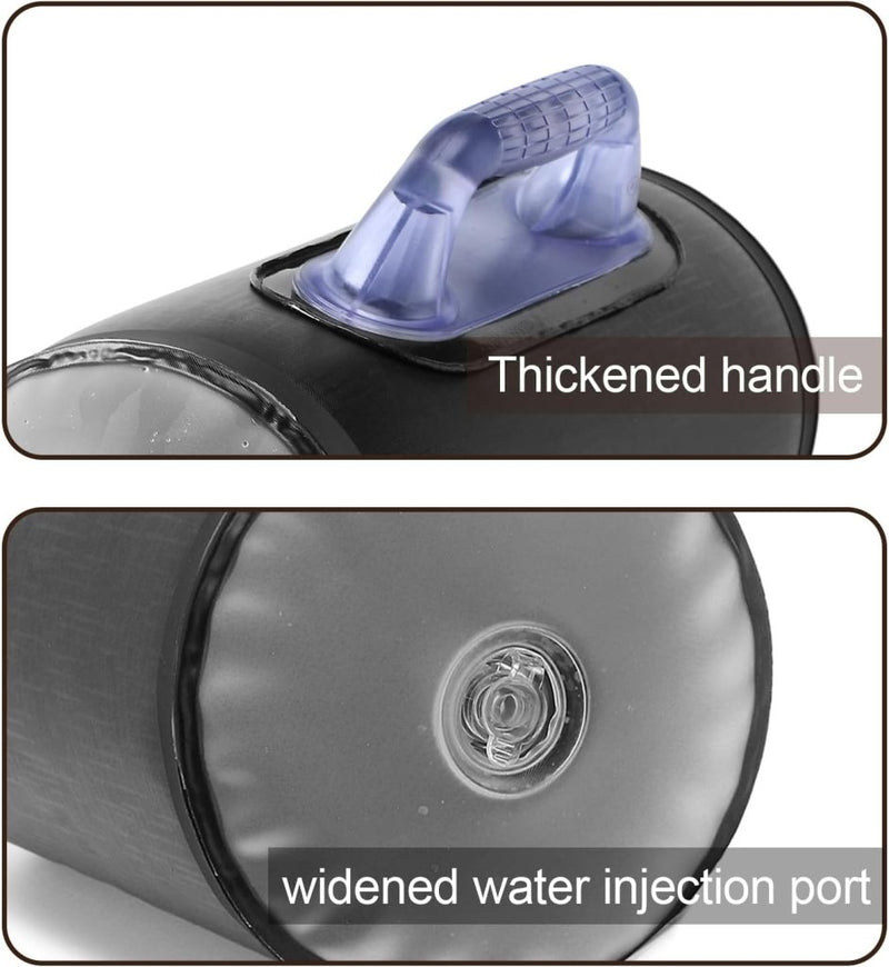 Load image into Gallery viewer, Verstelbare waterhalters set tot 10 kg zwart - happygetfit.com
