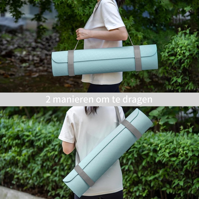 Load image into Gallery viewer, Verstelbare yogamat draagriem met klittenbandsluiting - happygetfit.com
