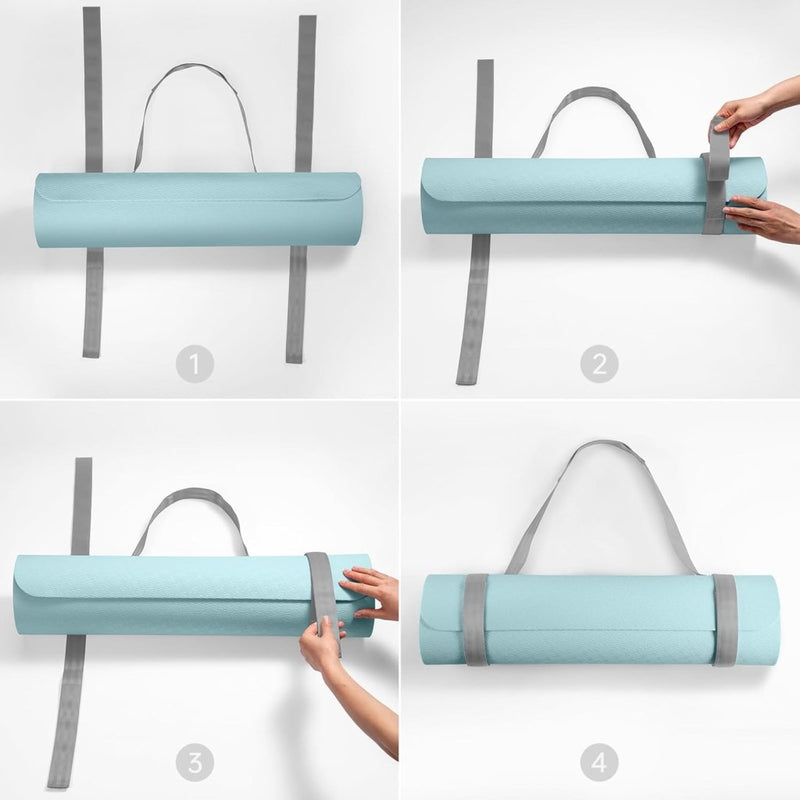 Load image into Gallery viewer, Verstelbare yogamat draagriem met klittenbandsluiting - happygetfit.com
