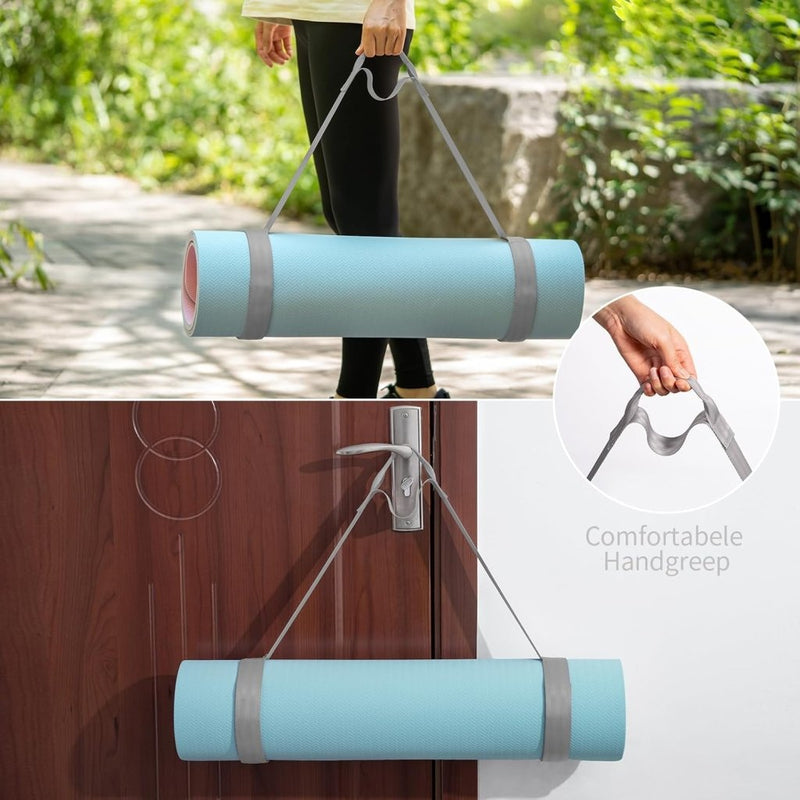 Load image into Gallery viewer, Verstelbare yogamat draagriem met klittenbandsluiting - happygetfit.com
