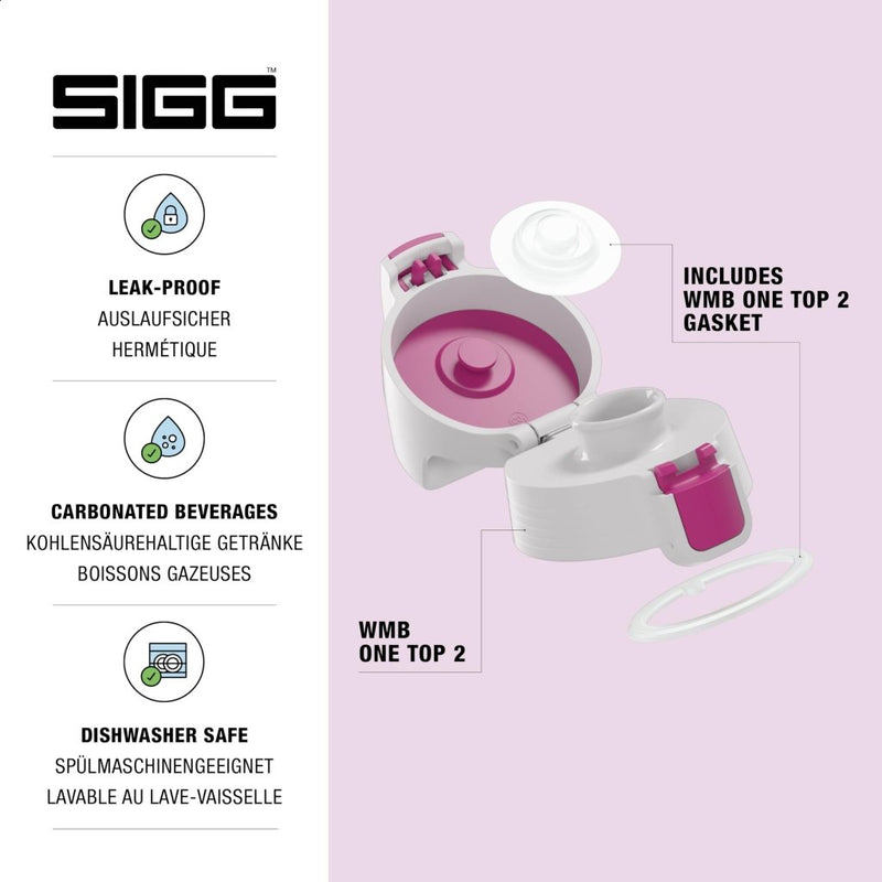 Laad afbeelding in Galerijviewer, Vervangende drinkfles dop met lekvrije sluiting en siliconen afdichting – flesdop – drinkfles accessoire - happygetfit.com
