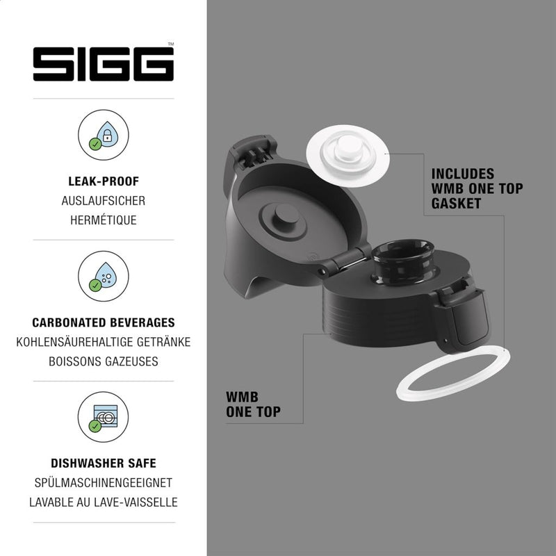 Laad afbeelding in Galerijviewer, Vervangende drinkfles dop met lekvrije sluiting en siliconen afdichting – flesdop – drinkfles accessoire - happygetfit.com

