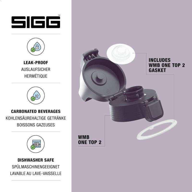 Laad afbeelding in Galerijviewer, Vervangende drinkfles dop met lekvrije sluiting en siliconen afdichting – flesdop – drinkfles accessoire - happygetfit.com
