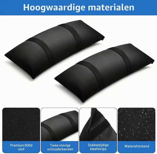 Verzwaringszakken 2 stuks 70 x 25 cm vulbaar tot 20 kg – zandzakken – outdoor gewichten - happygetfit.com