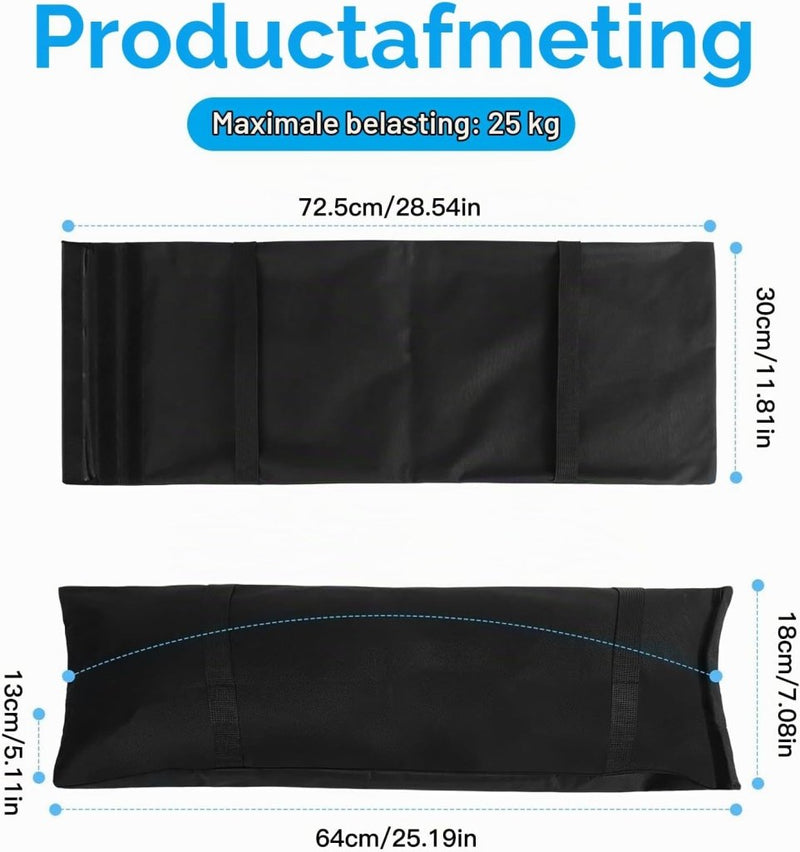 Load image into Gallery viewer, Verzwaringszakken 2 stuks vulbaar tot 25 kg van 600D Oxford – zandzakken – outdoor gewichten - happygetfit.com
