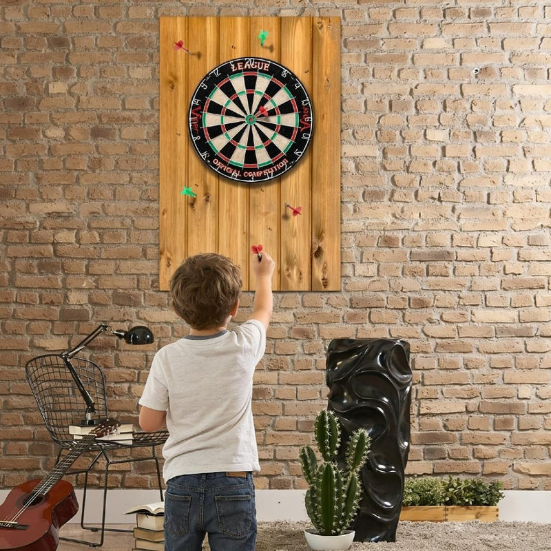 Laad afbeelding in Galerijviewer, Vilten dartbord beschermpanelen 6 stuks 30 x 30 cm met zelfklevende achterkant – dartwandafwerking – dartbeschermtegels - happygetfit.com
