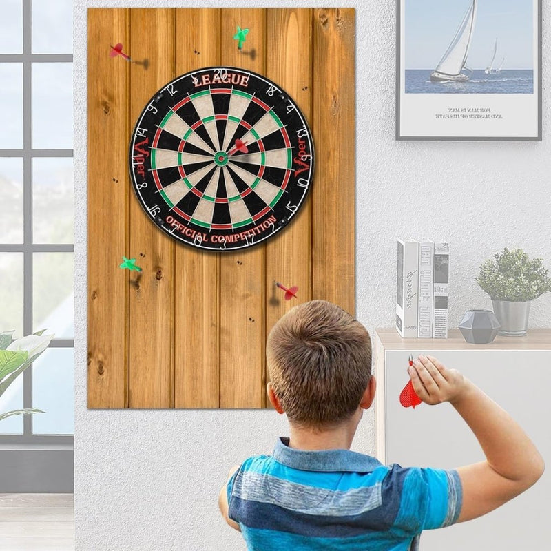Laad afbeelding in Galerijviewer, Vilten dartbord beschermpanelen 6 stuks 30 x 30 cm met zelfklevende achterkant – dartwandafwerking – dartbeschermtegels - happygetfit.com
