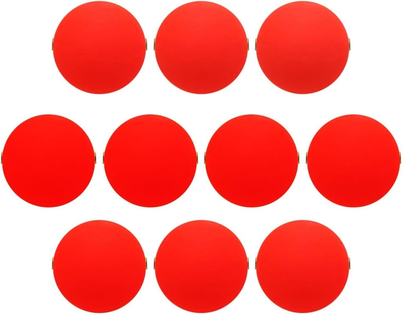 Chargez l'image dans la visionneuse de la galerie, Visdobbers 10 stuks 18 mm rond rood fluorescerend – schuifdobbers – visaccessoires - happygetfit.com
