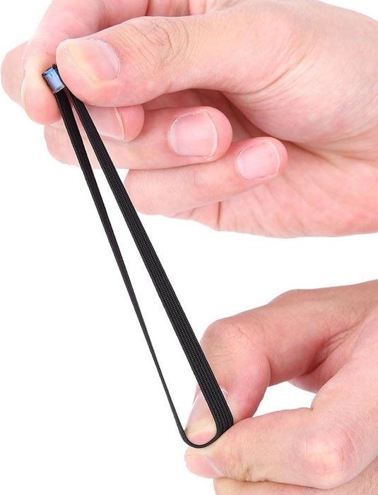 Vislijn spoelhouders 4 stuks 8,5 cm van elastische stof voor vliegvissen – tippet houders – hengelsportbenodigdheden - happygetfit.com