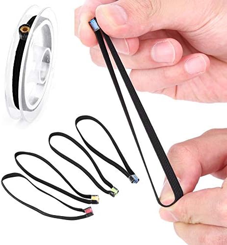 Załaduj obraz do przeglądarki galerii, Vislijn spoelhouders 4 stuks 8,5 cm van elastische stof voor vliegvissen – tippet houders – hengelsportbenodigdheden - happygetfit.com
