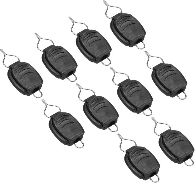 Chargez l'image dans la visionneuse de la galerie, Vislijnhouders 10 stuks voor baitcasting molens zwart – lijnclips – vislijn stoppers – hengelsport onderdelen - happygetfit.com
