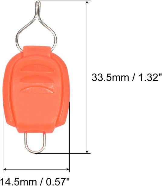 Vislijnhouders 10 stuks voor baitcasting molens zwart – lijnclips – vislijn stoppers – hengelsport onderdelen - happygetfit.com