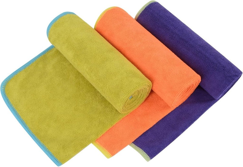 Laad afbeelding in Galerijviewer, VIVOTE Microvezel handdoeken, grijs, sporthanddoek, superabsorberend, sneldrogend, fitnesshanddoek, perfecte sporthanddoek, strandhanddoek, reishanddoek en badhanddoeken, 35 cm x 75 cm, 3 stuks - happygetfit.com
