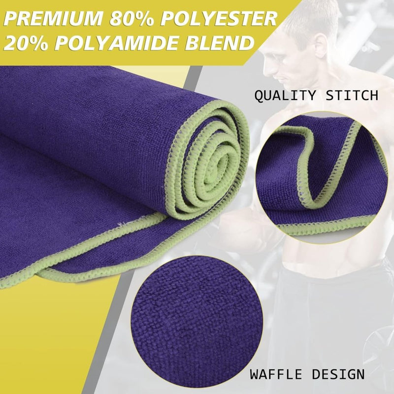 Laad afbeelding in Galerijviewer, VIVOTE Microvezel handdoeken, grijs, sporthanddoek, superabsorberend, sneldrogend, fitnesshanddoek, perfecte sporthanddoek, strandhanddoek, reishanddoek en badhanddoeken, 35 cm x 75 cm, 3 stuks - happygetfit.com
