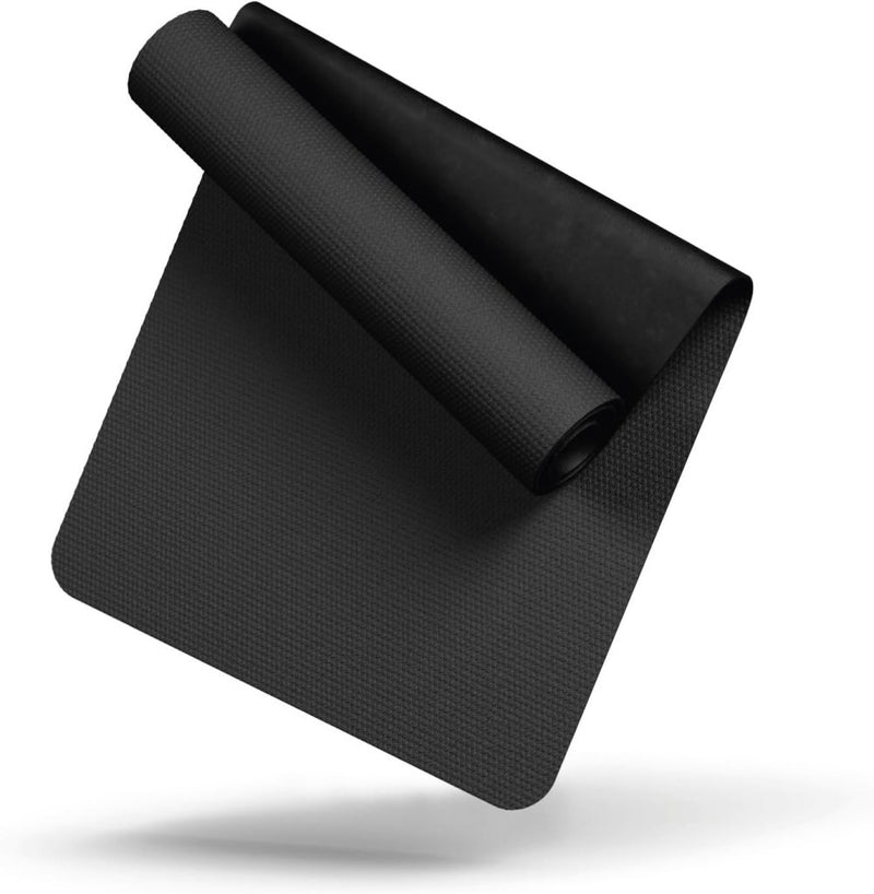 Chargez l'image dans la visionneuse de la galerie, Vloerbeschermingsmat zwart 8 mm voor fitnessapparaten - happygetfit.com

