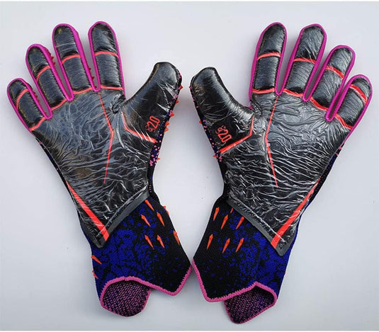 Voetbal doelman handschoenen voor jongens, kinderen, volwassen voetbal keeper kit maat 6 / 7 / 8 / 9 / 10 - happygetfit.com