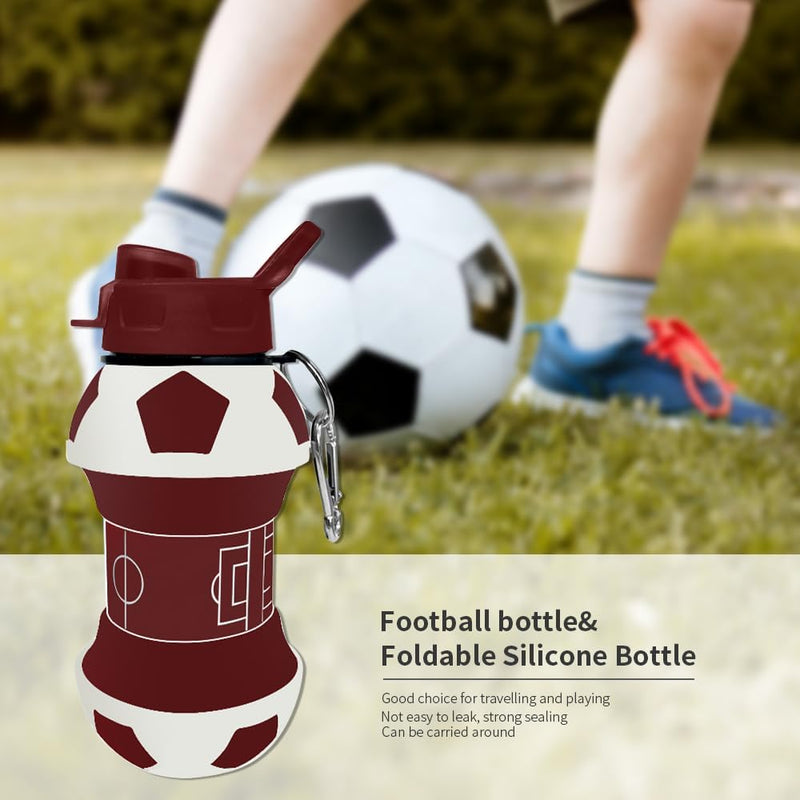 Chargez l'image dans la visionneuse de la galerie, Voetbal drinkfles met rietje 550 ml - happygetfit.com
